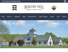 Tablet Screenshot of beaconhillstables.com